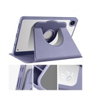 Samsung Galaxy Tab A9 Plus Uyumlu Kılıf Zore Termik Kalem Bölmeli Dönebilen Standlı Kılıf - 24