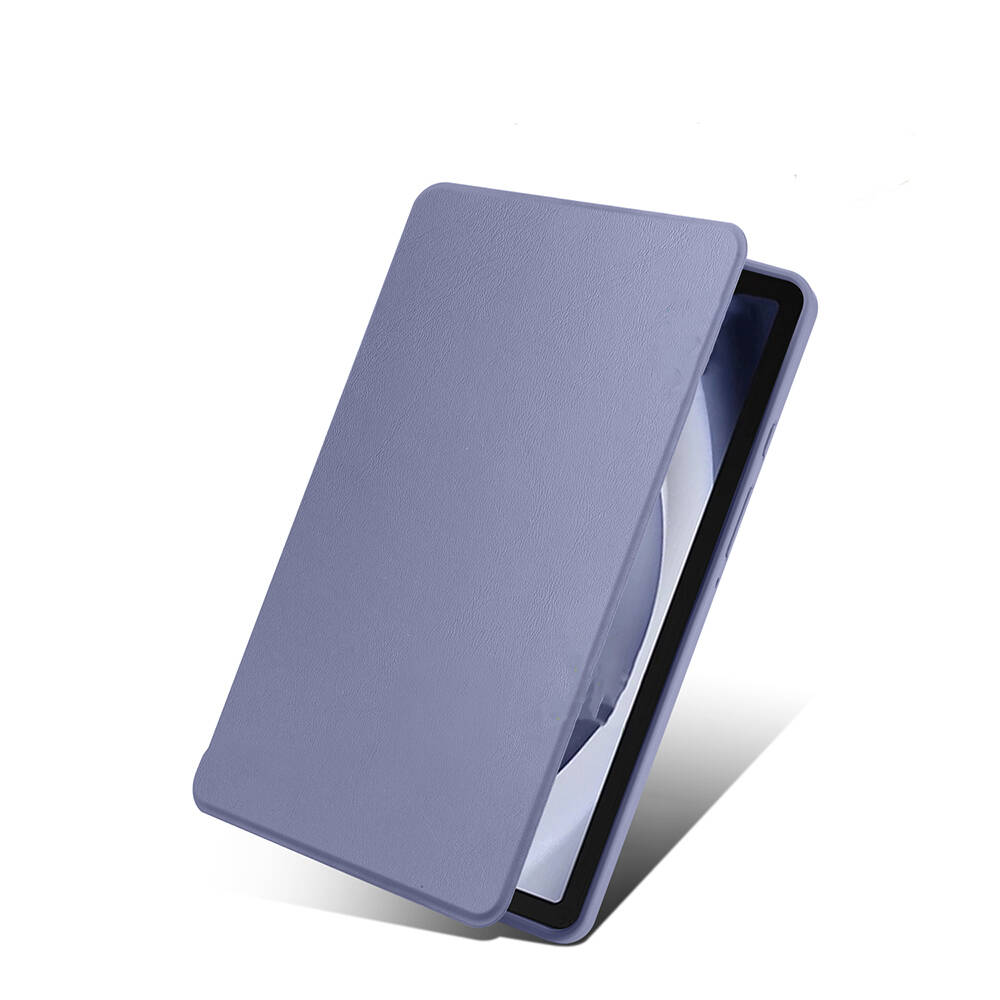 Samsung Galaxy Tab A9 Uyumlu Kılıf Zore Termik Kalem Bölmeli Dönebilen Standlı Kılıf - 4