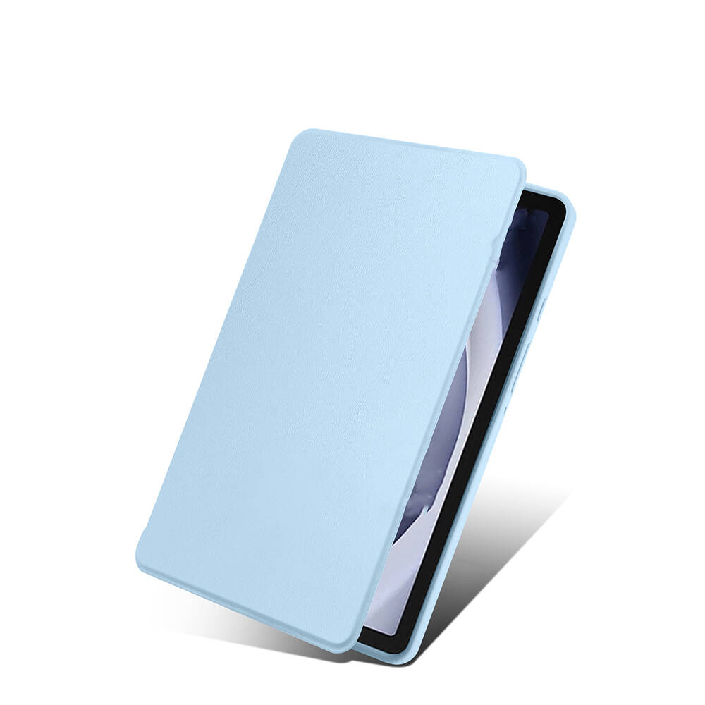 Samsung Galaxy Tab A9 Uyumlu Kılıf Zore Termik Kalem Bölmeli Dönebilen Standlı Kılıf - 7