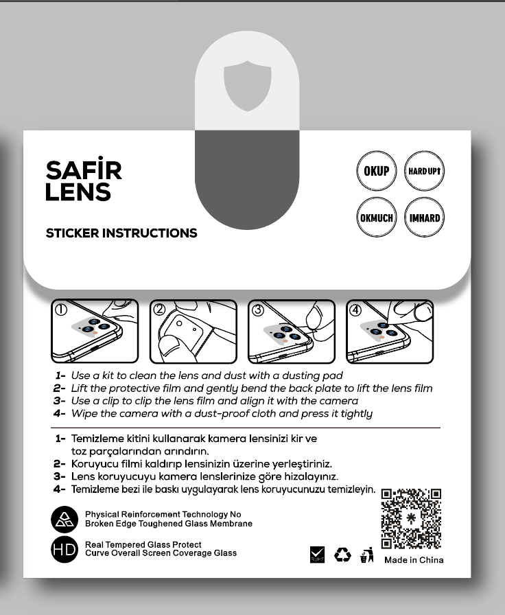 Apple iPhone 11 Uyumlu Zore CL-11 Safir Parmak İzi Bırakmayan Anti-Reflective Kamera Lens Koruyucu - 1