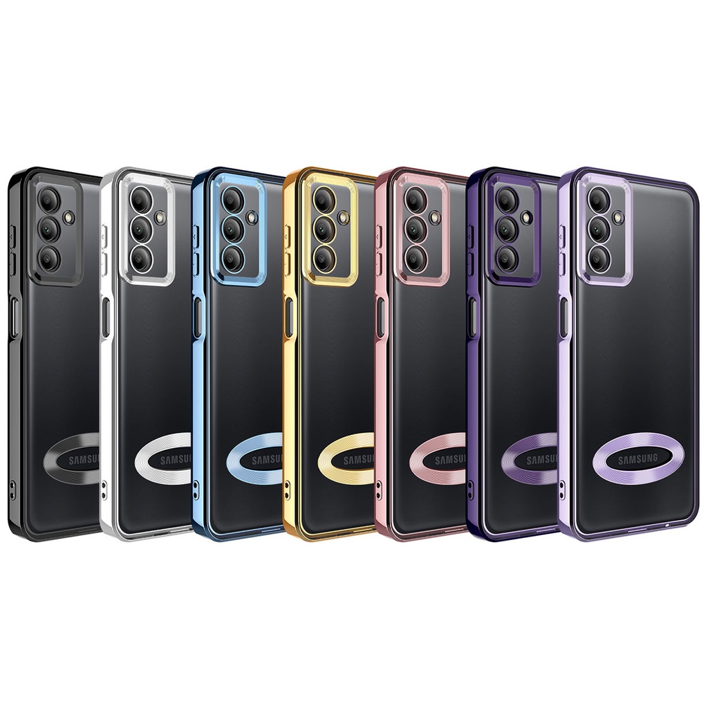 Samsung Galaxy A14 Uyumlu Kılıf Kamera Korumalı Logo Gösteren Zore Omega Kapak - 1