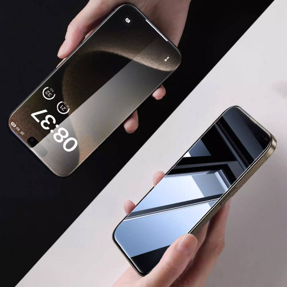 Apple iPhone 15 Pro Uyumlu Wiwu iPrivacy HD Anti-Peep Ekran Koruyucu - 3