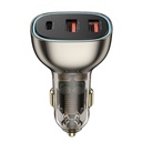 Wiwu Wi-QC013 Geek Serisi Type-C + Dual USB-A Hızlı Şarj Özellikli Transparan Tasarımlı Araç Şarj Aleti 90W - 2