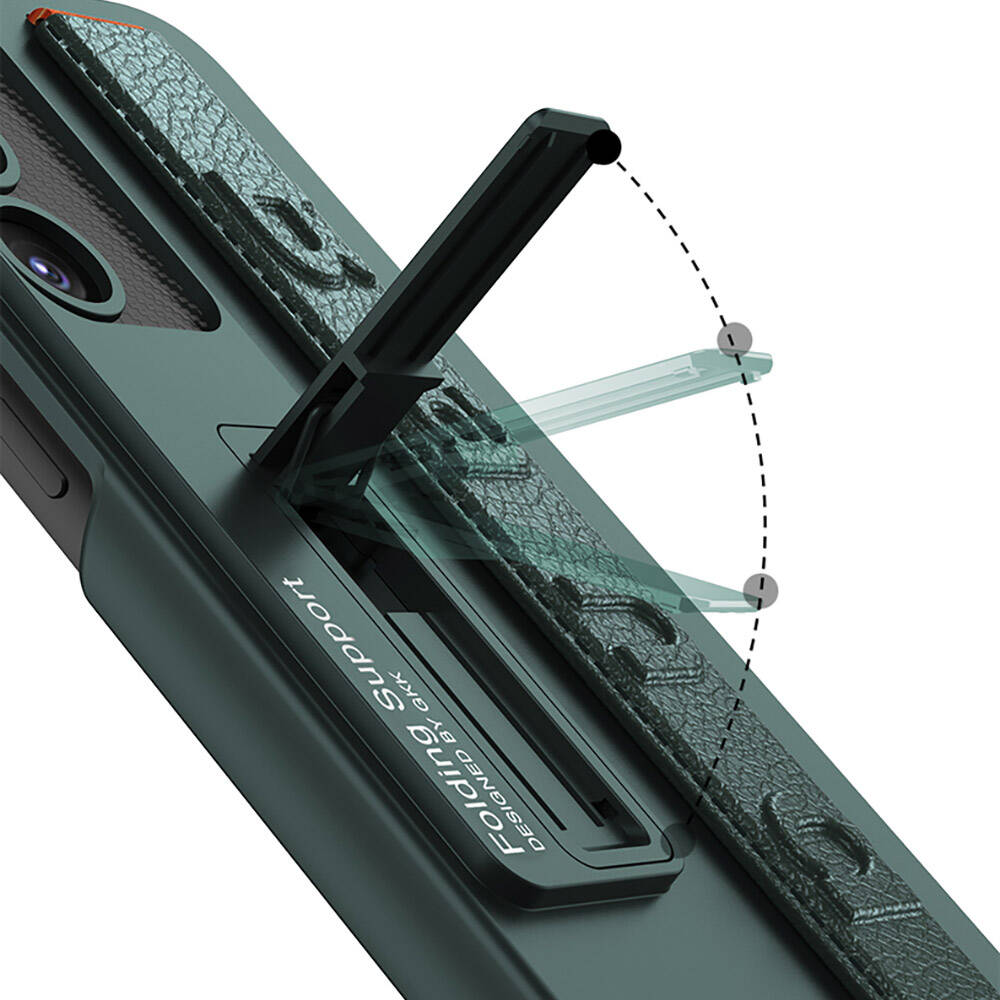 Samsung Galaxy S24 Uyumlu Kılıf Standlı El Tutacaklı Zore Band Kapak - 2