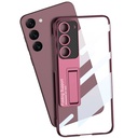 Samsung Galaxy S24 Uyumlu Kılıf Kamera Korumalı Şeffaf Tasarımlı Zore Lego Standlı Kapak - 8