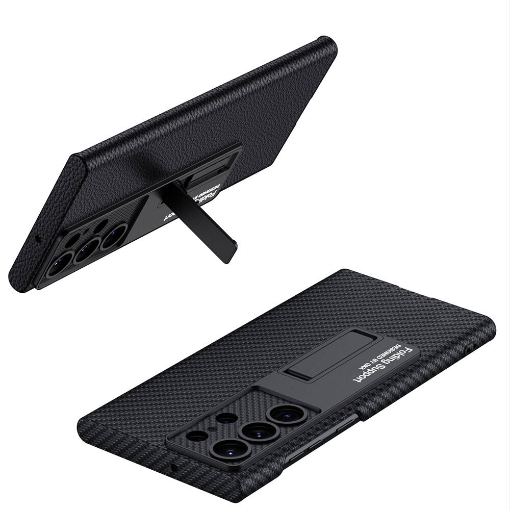 Samsung Galaxy S24 Ultra Uyumlu Kılıf Zore Kıpta Standlı Kapak - 7