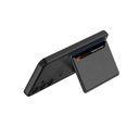 Samsung Galaxy S24 Uyumlu Suni Deri Arka Yüzey Sürgülü Kamera Korumalı Zore Kartlıklı Kıpta Silikon Kapak - 3