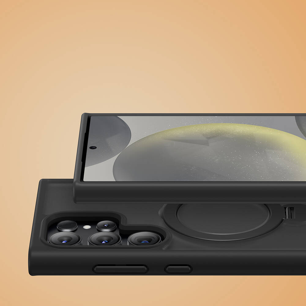 Samsung Galaxy S24 Ultra Uyumlu Kılıf Magsafe Şarj Özellikli Benks Standlı Mist Protective Kapak - 11