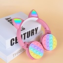 Zore CXT-950 RGB Led Işıklı Kedi Kulağı Band Tasarımı Ayarlanabilir Katlanabilir Kulak Üstü Bluetooth Kulaklık - 2