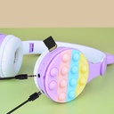 Zore B30 RGB Led Işıklı Kedi Kulağı Band Tasarımı Ayarlanabilir Katlanabilir Kulak Üstü Bluetooth Kulaklık - 1
