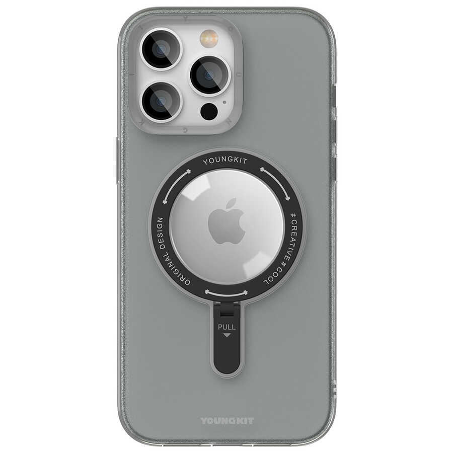 Apple iPhone 13 Pro Max Uyumlu Kılıf Magsafe Şarj Özellikli Youngkit Rock Serisi Kapak - 1