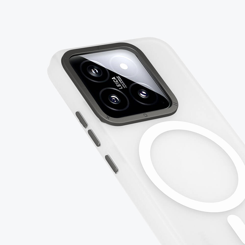 Xiaomi Mi 14 Kılıf Magsafe Şarj Özellikli Youngkit Hidden Sand Serisi Kapak - 7