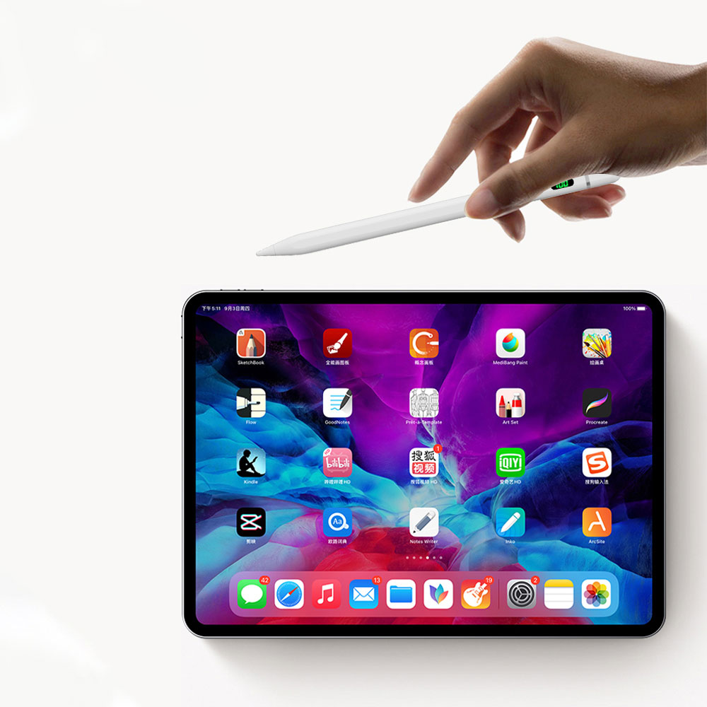 Wiwu Pencil L Pro Dijital Led Göstergeli Dokunmatik Kalem Palm-Rejection Eğim Özellikli Çizim Kalemi - 4