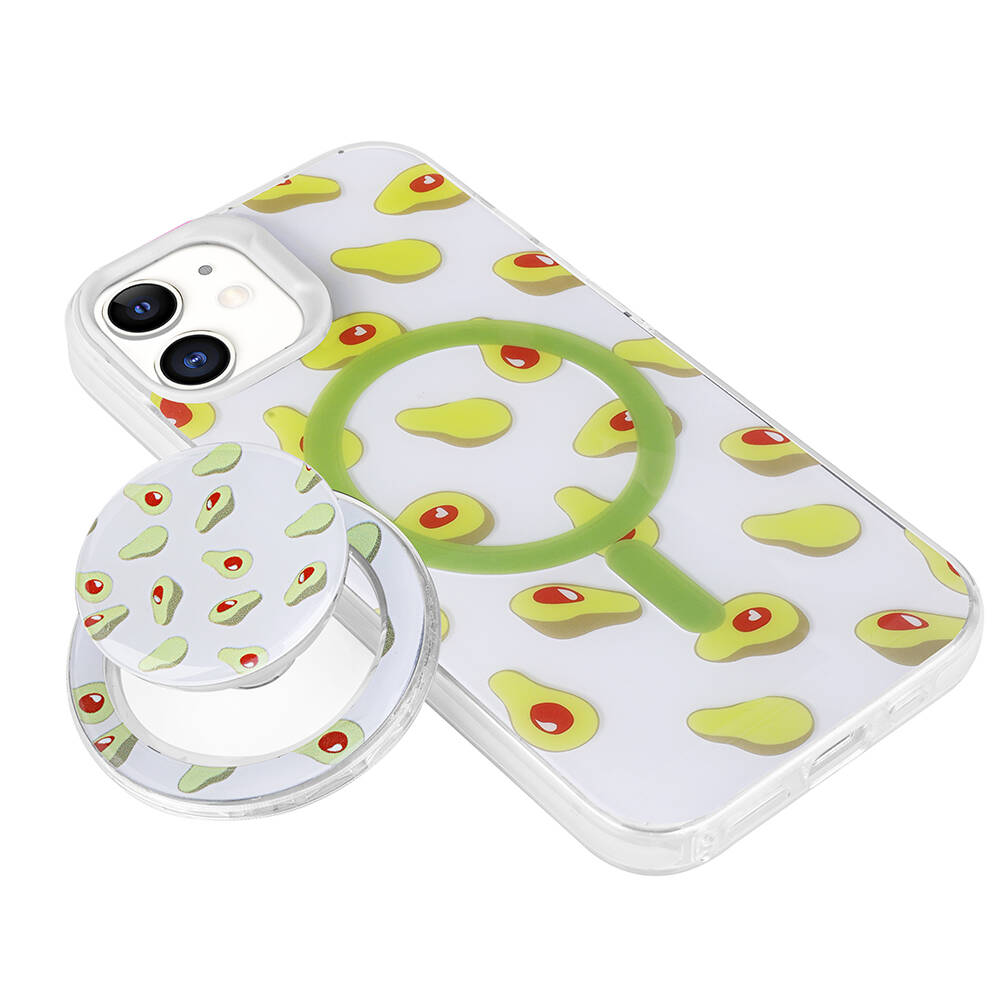 Apple iPhone 11 Uyumlu Kılıf Magsafe Şarj Özellikli Tak-Çıkar Pop Soketli Zore Tiktok Kapak - 1