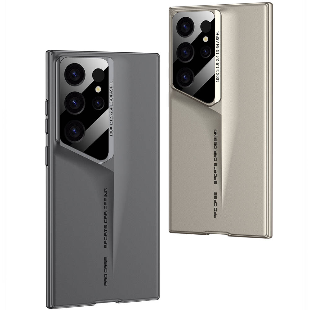 Samsung Galaxy S24 Ultra Uyumlu Kılıf Ultra İnce Kameralı Korumalı Sert Rubber Zore Procase Kapak - 1