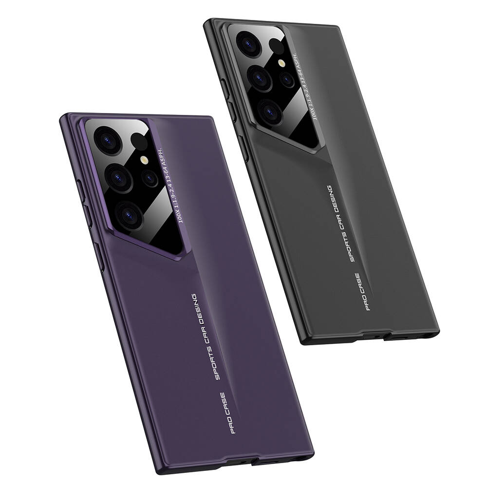 Samsung Galaxy S24 Ultra Uyumlu Kılıf Ultra İnce Kameralı Korumalı Sert Rubber Zore Procase Kapak - 5