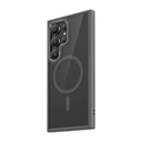 Samsung Galaxy S24 Ultra Uyumlu Kılıf Magsafe Şarj Özellikli Şeffaf Arka Yüzey Benks MagClap TPU Çerçeve Kapak - 1