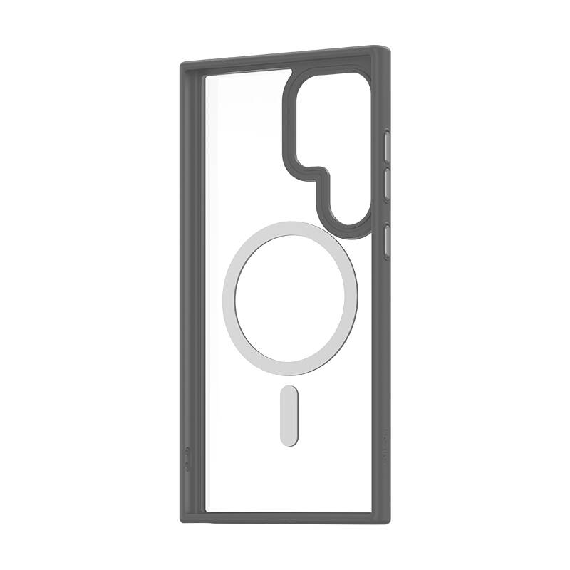 Samsung Galaxy S24 Ultra Uyumlu Kılıf Magsafe Şarj Özellikli Şeffaf Arka Yüzey Benks MagClap TPU Çerçeve Kapak - 10