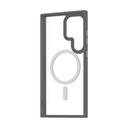 Samsung Galaxy S24 Ultra Uyumlu Kılıf Magsafe Şarj Özellikli Şeffaf Arka Yüzey Benks MagClap TPU Çerçeve Kapak - 10