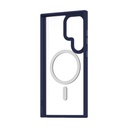 Samsung Galaxy S24 Ultra Uyumlu Kılıf Magsafe Şarj Özellikli Şeffaf Arka Yüzey Benks MagClap TPU Çerçeve Kapak - 12