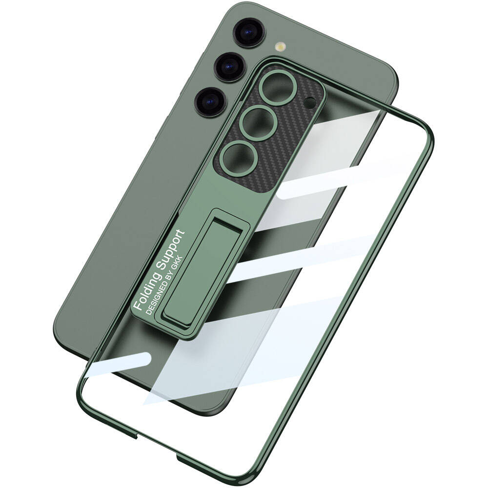 Samsung Galaxy S24 Plus Uyumlu Kılıf Kamera Korumalı Şeffaf Tasarımlı Zore Lego Standlı Kapak - 4