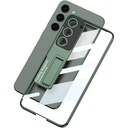 Samsung Galaxy S24 Plus Uyumlu Kılıf Kamera Korumalı Şeffaf Tasarımlı Zore Lego Standlı Kapak - 4