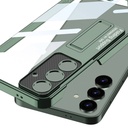 Samsung Galaxy S24 Plus Uyumlu Kılıf Kamera Korumalı Şeffaf Tasarımlı Zore Lego Standlı Kapak - 6