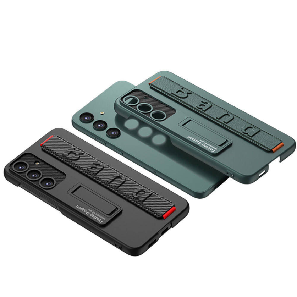 Samsung Galaxy S24 Plus Uyumlu Kılıf Standlı El Tutacaklı Zore Band Kapak - 8