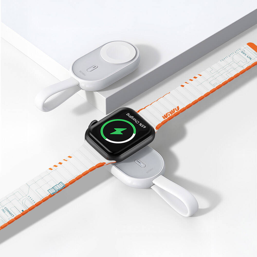 Wiwu Wi-M20 Ark Serisi Akıllı Saat Mini Wireless Powerbank 1200mAh 2.5W - 4