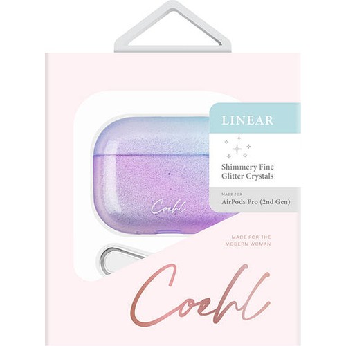 Apple Airpods Pro 2 Uyumlu Kılıf Parlayan Arka Yüzey Coehl Linear Kapak