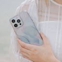 Apple iPhone 14 Uyumlu Kılıf Dalgalı Çizgi Desenli Coehl Palette Kapak