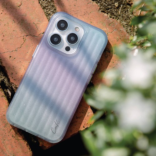 Apple iPhone 14 Pro Max Uyumlu Kılıf Parlayan Arka Yüzey Coehl Linear Kapak