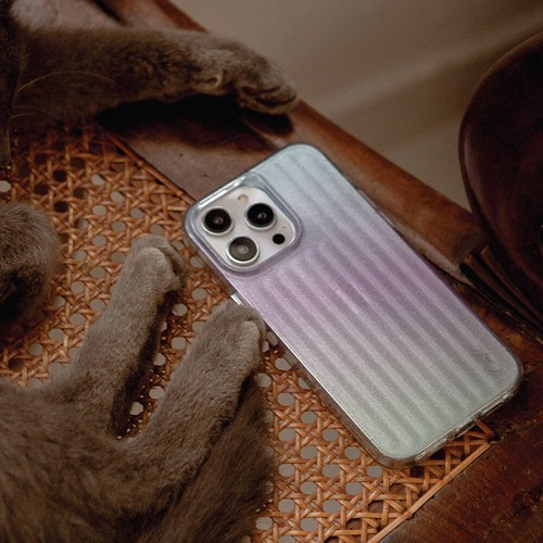 Apple iPhone 15 Pro Max Uyumlu Kılıf Parlayan Arka Yüzey Coehl Linear Kapak