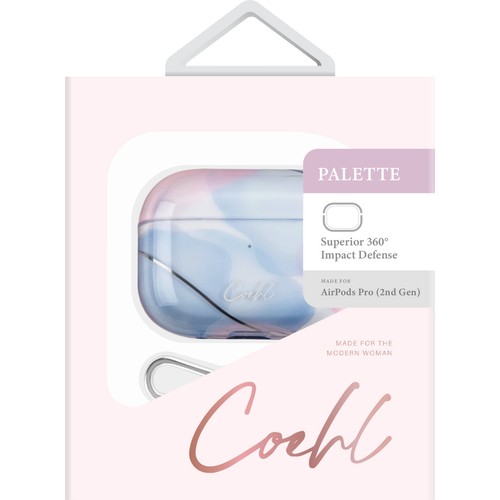 Apple Airpods Pro 2 Uyumlu Kılıf Dalgalı Çizgi Desenli Coehl Palette Kapak