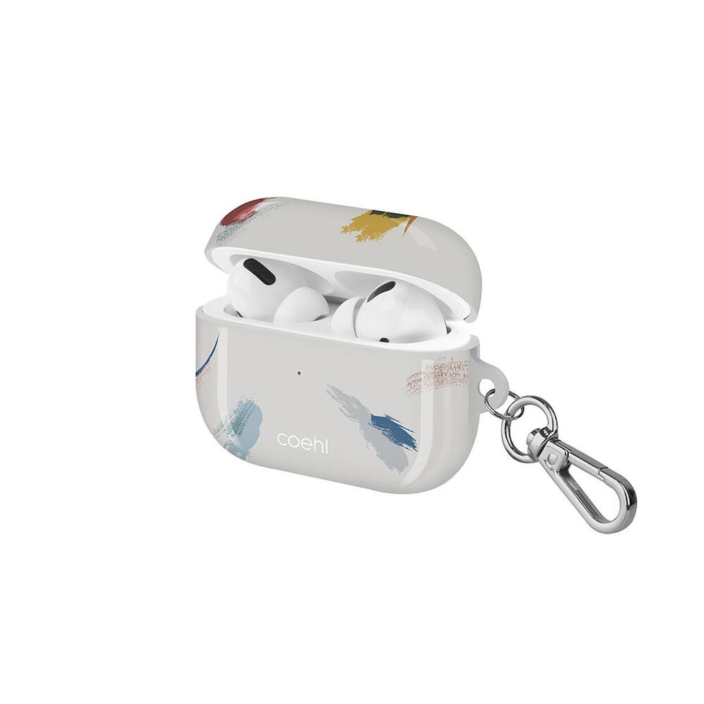 Apple Airpods Pro Uyumlu Kılıf Fırça Boya Desenli Coehl Reverie Kapak