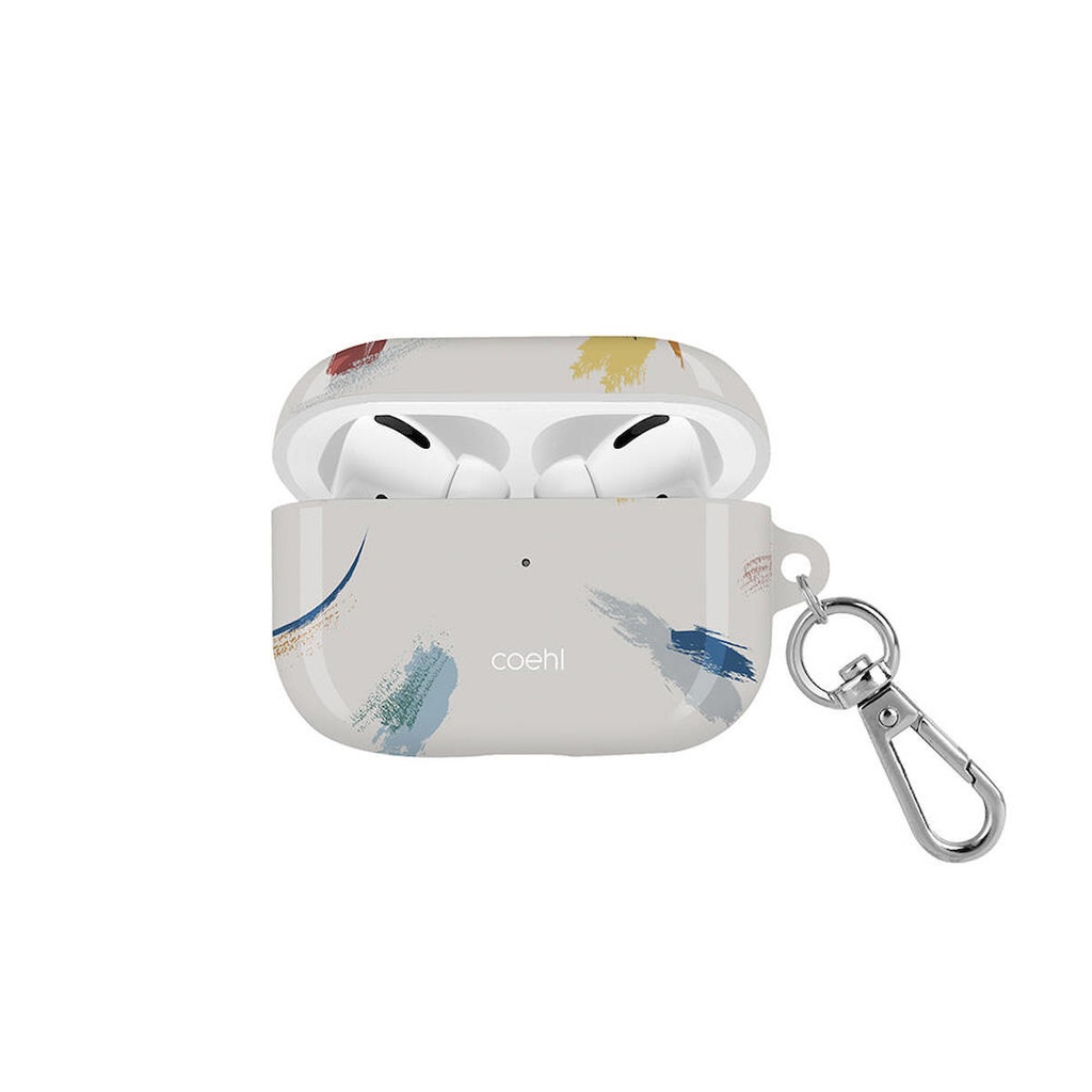 Apple Airpods Pro Uyumlu Kılıf Fırça Boya Desenli Coehl Reverie Kapak