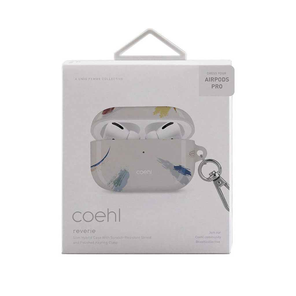 Apple Airpods Pro Uyumlu Kılıf Fırça Boya Desenli Coehl Reverie Kapak