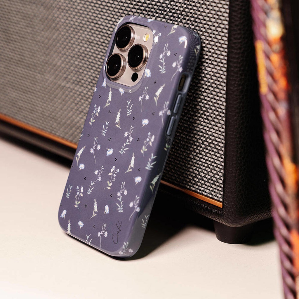 Apple iPhone 15 Pro Uyumlu Kılıf Mini Çayır Çiçekleri Desenli Coehl Prairie Kapak