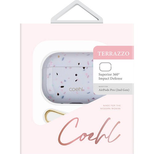 Apple Airpods Pro 2 Uyumlu Kılıf Mozaik Desenli Coehl Terrazzo Kapak