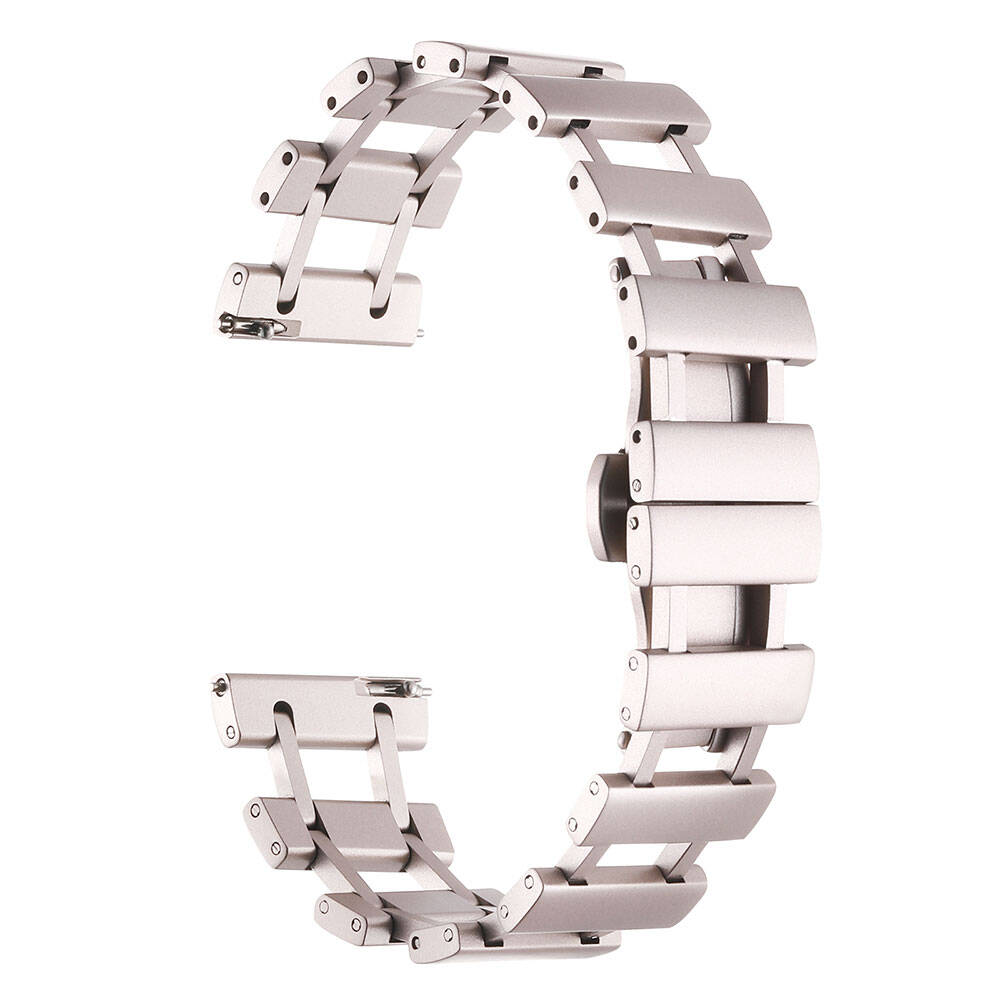 Huawei Honor Magic 2 46mm Uyumlu Zore KRD-96 22mm Metal Kordon - 2