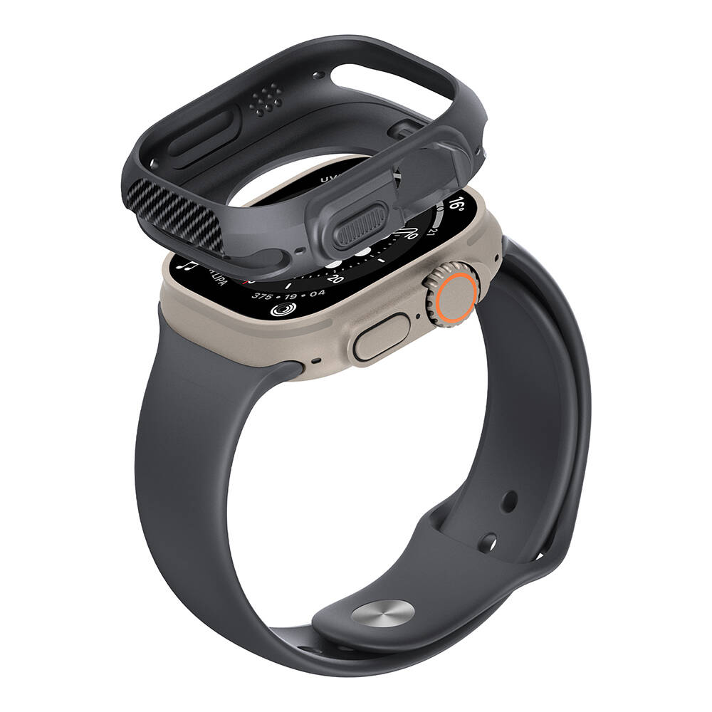 Apple Watch Ultra 49mm Uyumlu Silikon TPU Kasa Koruyucu Zore Watch Gard 31 - 5