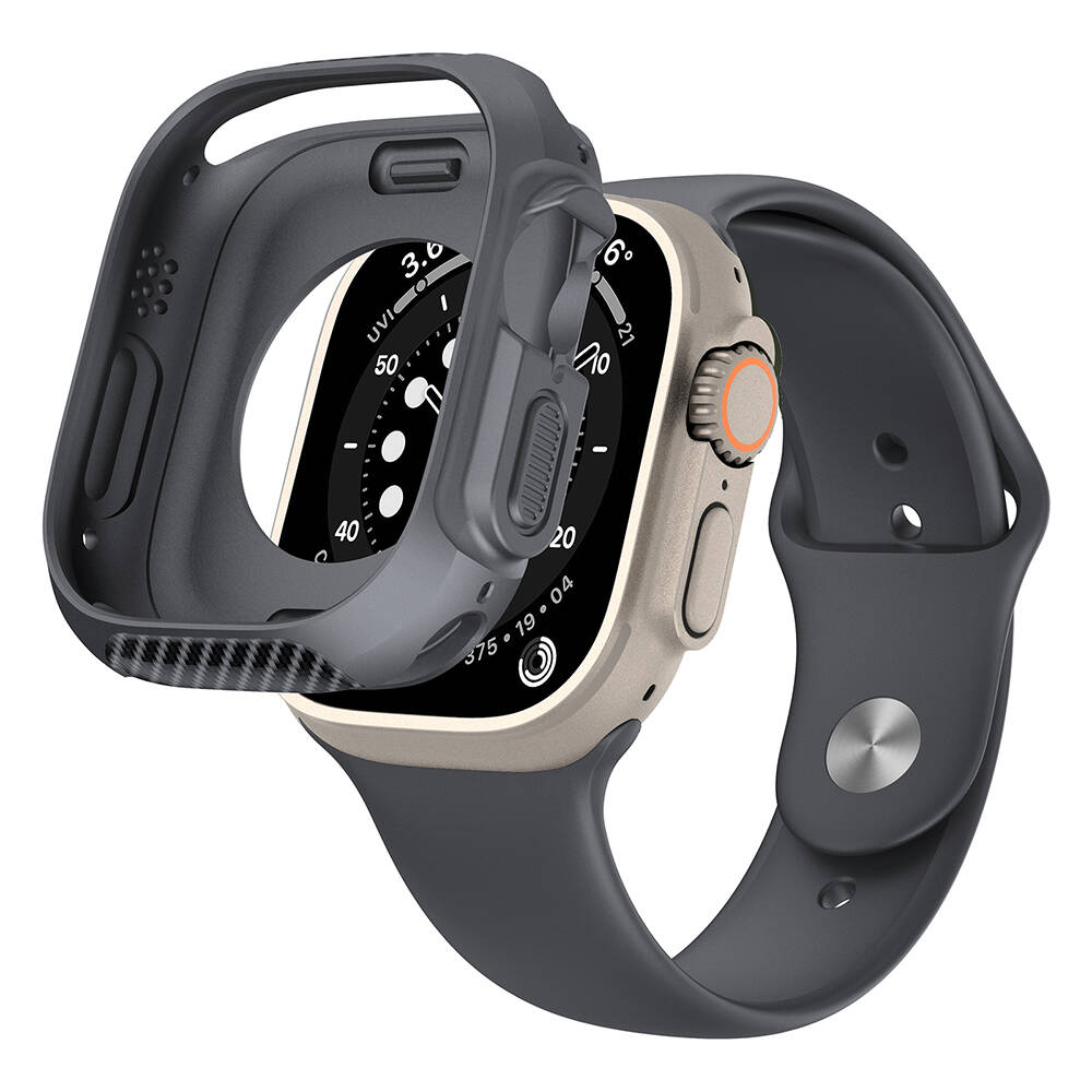 Apple Watch Ultra 49mm Uyumlu Silikon TPU Kasa Koruyucu Zore Watch Gard 31 - 10