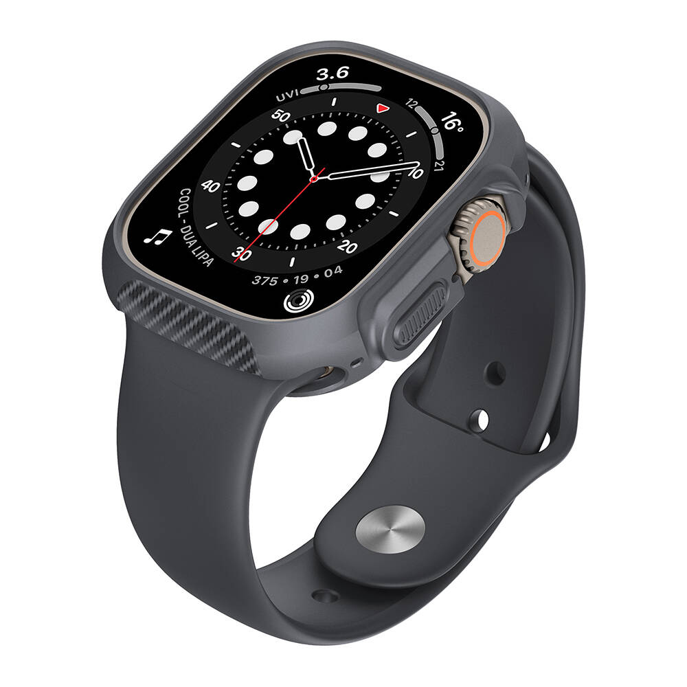 Apple Watch Ultra 49mm Uyumlu Silikon TPU Kasa Koruyucu Zore Watch Gard 31 - 11