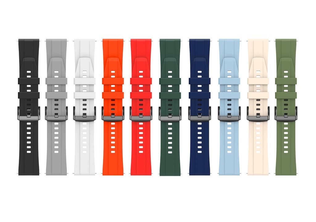 Huawei Watch GT 4 Uyumlu 22mm Zore KRD-95 Silikon Kordon - 1