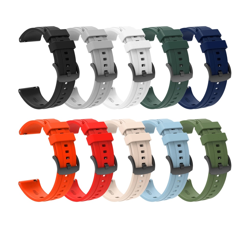 Huawei Watch GT 4 Uyumlu 22mm Zore KRD-95 Silikon Kordon - 7