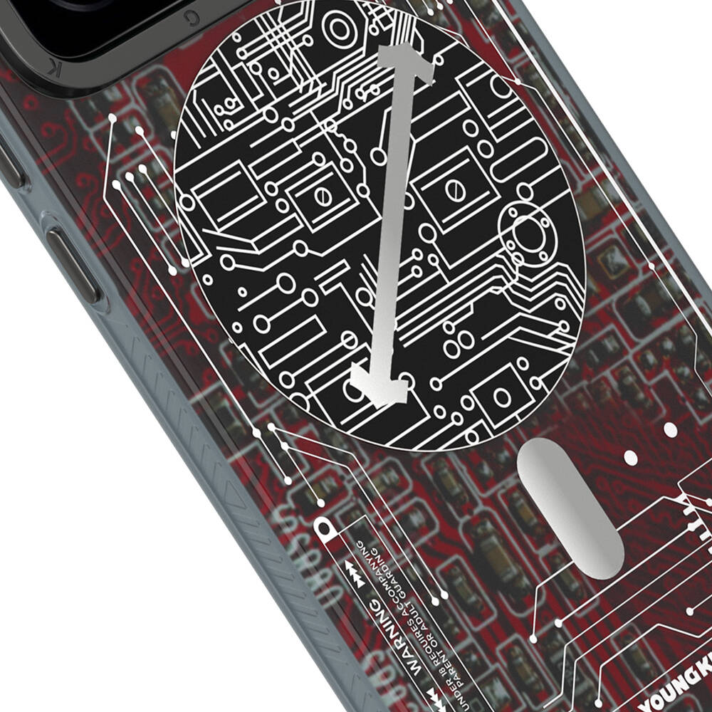 Xiaomi Mi 14 Kılıf Magsafe Şarj Özellikli YoungKit Technology Serisi Kapak - 9