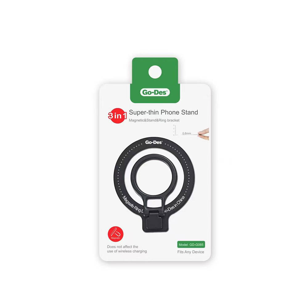 Go Des GD-G085 3in1 Standlı Magnetik Yüzük Tutucu Aparat - 1