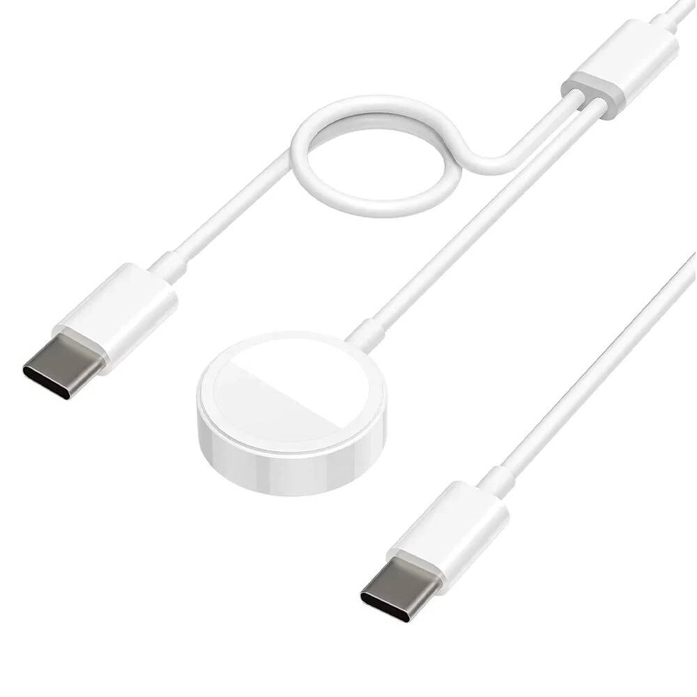 Go Des GD-UC603 2in1 Magnetik Wireless Type-C PD Hızlı Şarj Kablosu 65W 1.2M - 2