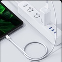 Benks D46 Type-C to Type-C PD 3.0 Örgülü Şarj ve Data Kablosu 60W 2 Metre - 1