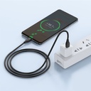 Wiwu Pioneer Wİ-C002 Ultra Esnek 67W Hızlı Şarj Özellikli Type-C To Type-C PD Kablo 1M - 9